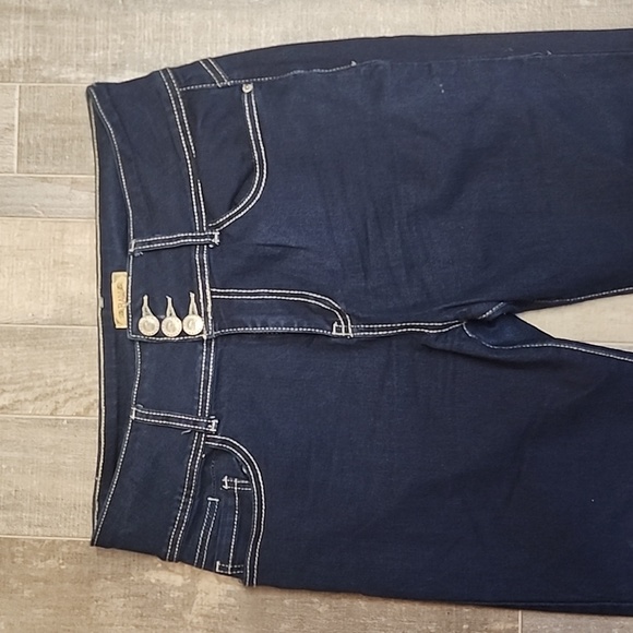 Raw 7 brand dark wash denim high waisted skinny jeans - Picture 2 of 8